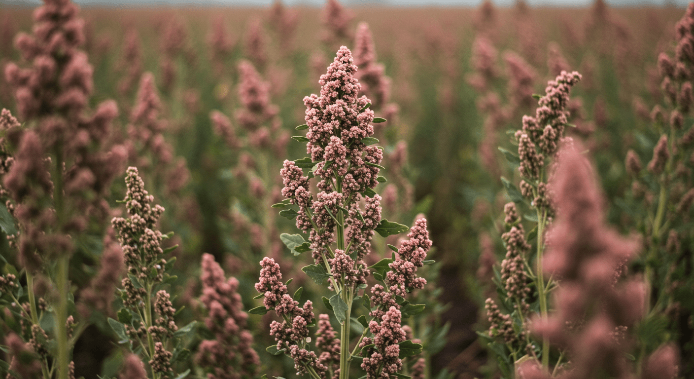 Un champ de quinoa au Nigéria (image générée par IA)