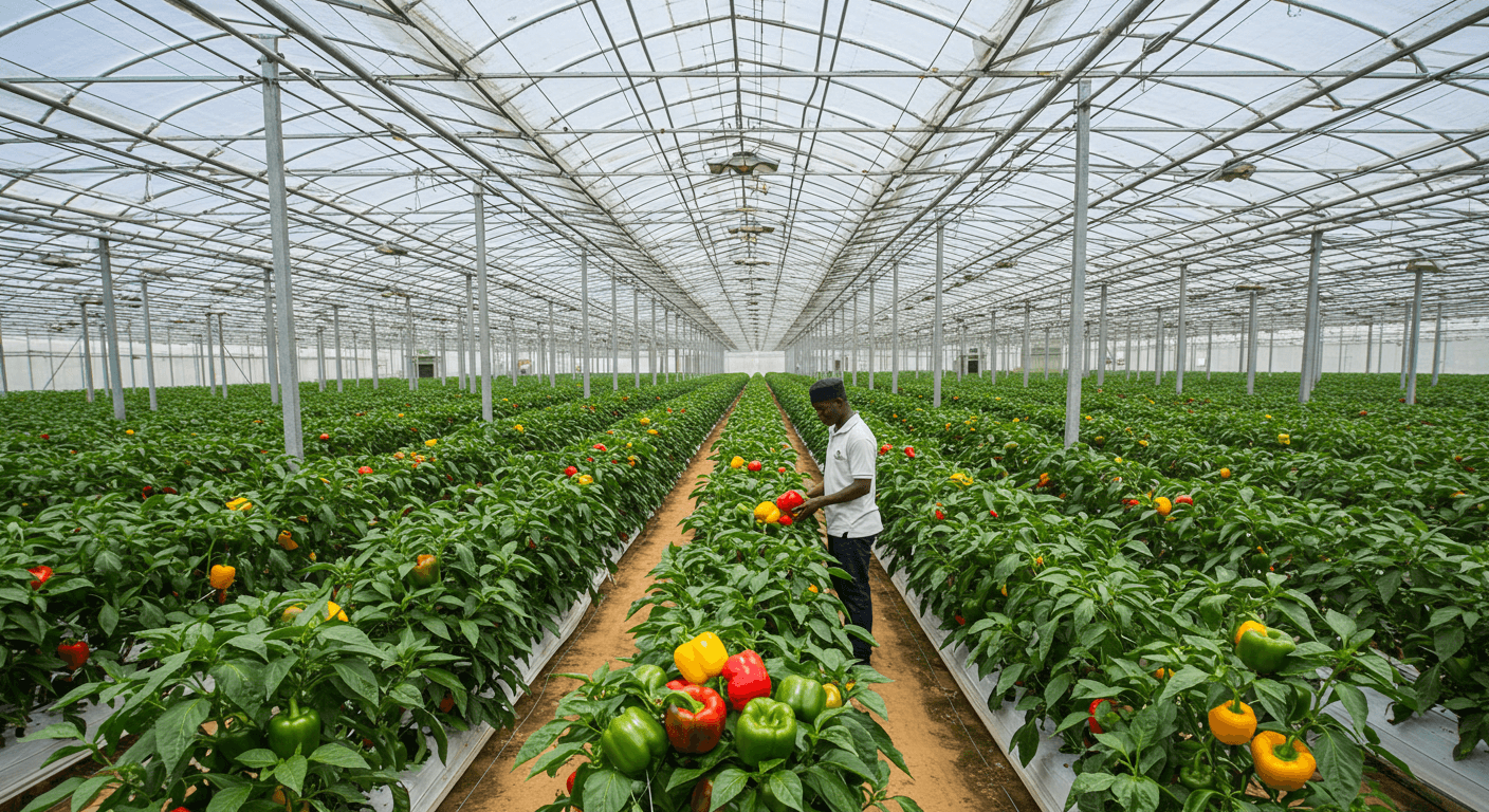 尼日利亚高端温室农业：全年稳定高价值农产品供应