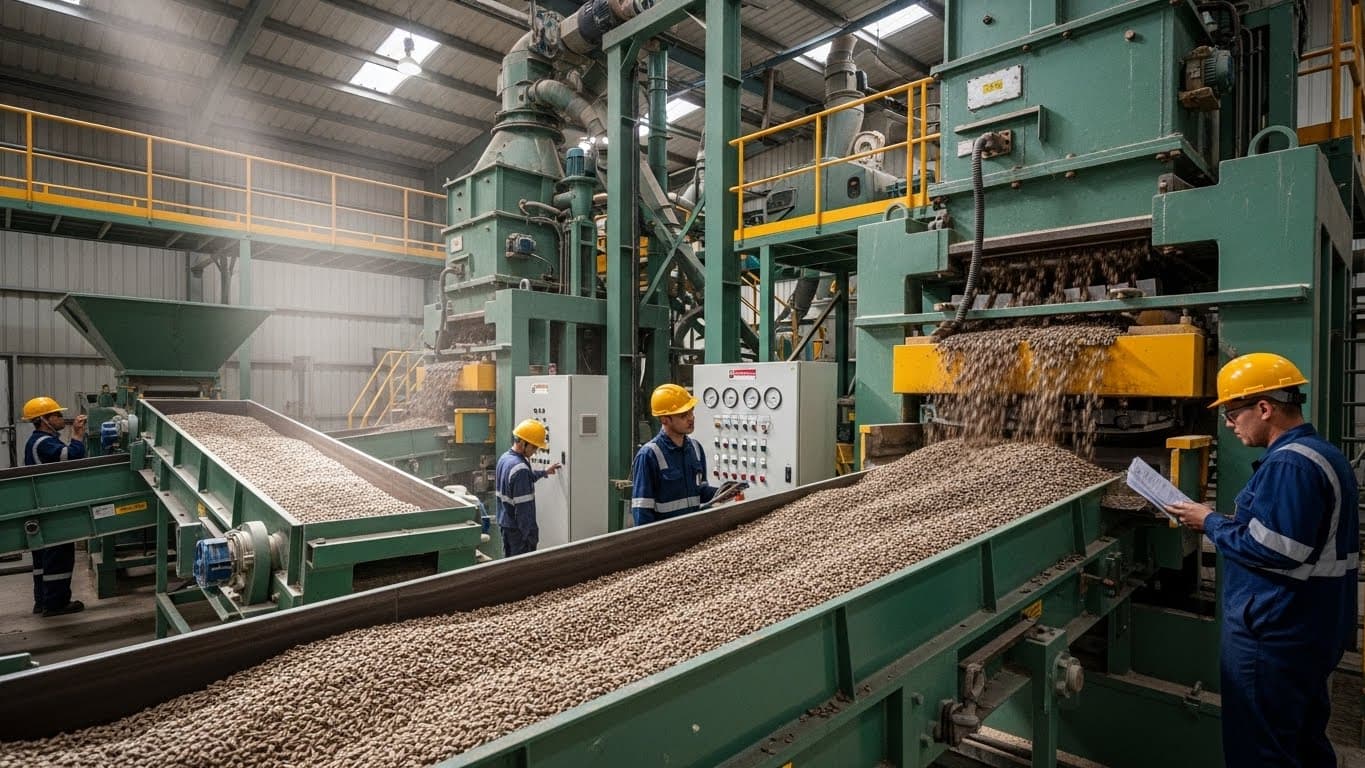 Usine de concassage moderne en Afrique du Sud (image générée par IA)