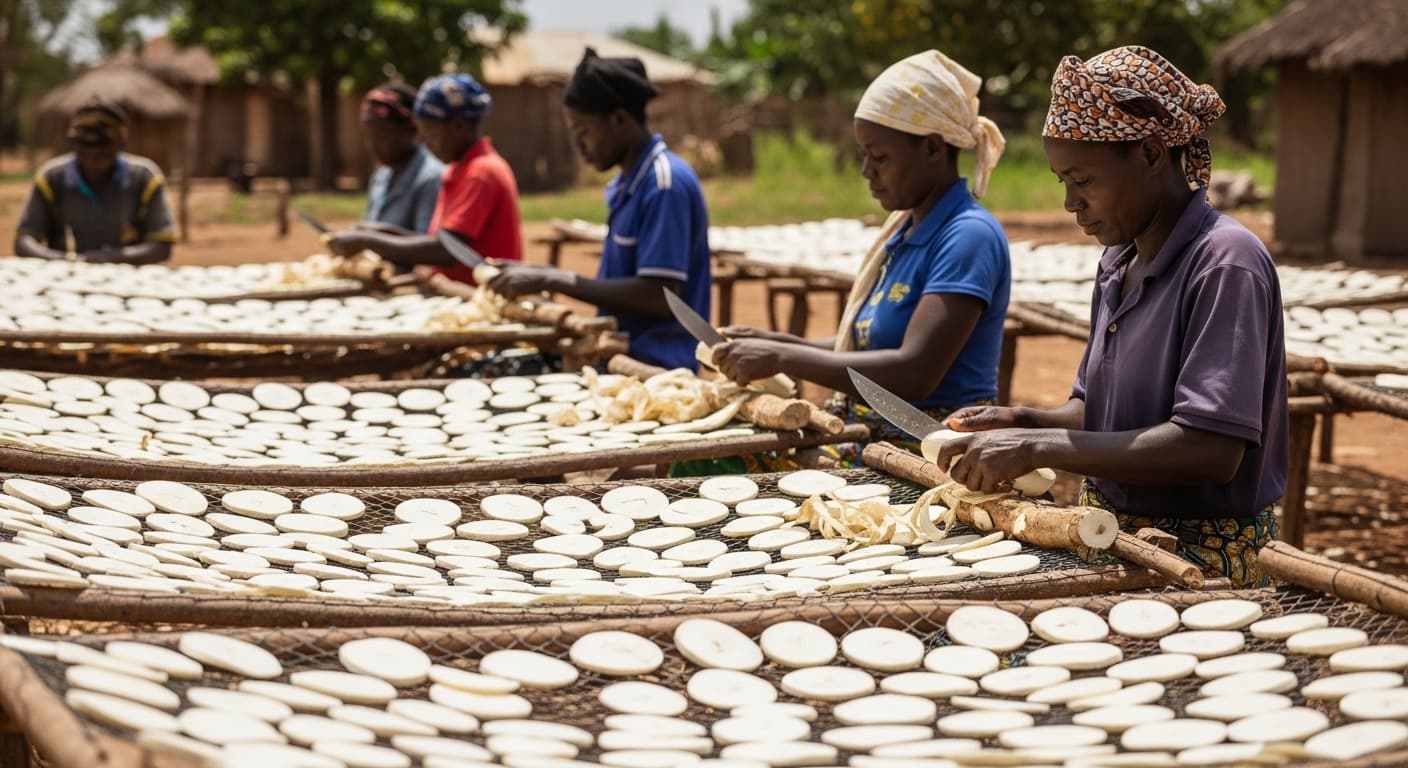 Chips de yuca de Nigeria: exportación premium al mundo