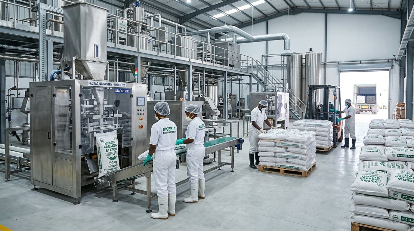 Amidon de manioc au Nigeria : guide export et marché